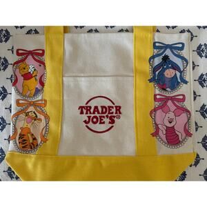 Disney Winnie the Pooh & Friends Custom Made Trader Joes Mini Tote One of a Kind